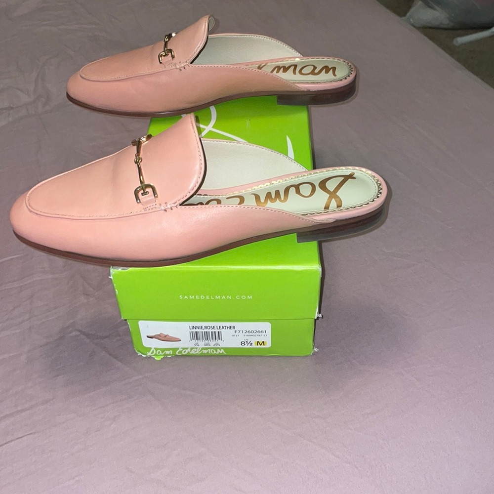 Lonnie Rose Leather mules